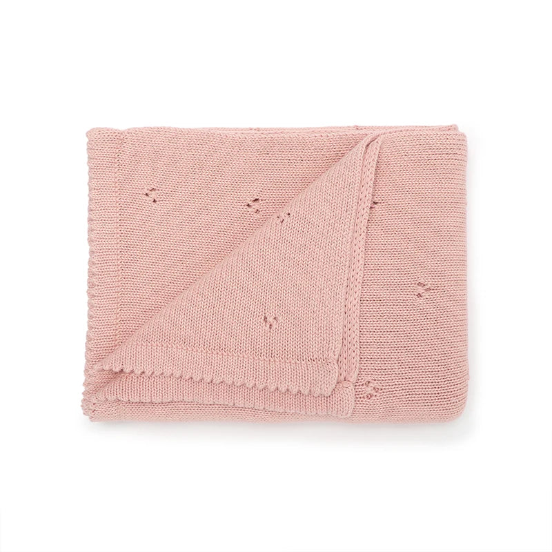 Soft Cotton Knit Baby Blanket