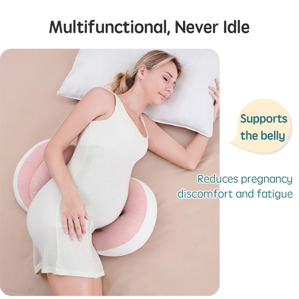 Pregnancy Body Pillow with Free Waist Support
