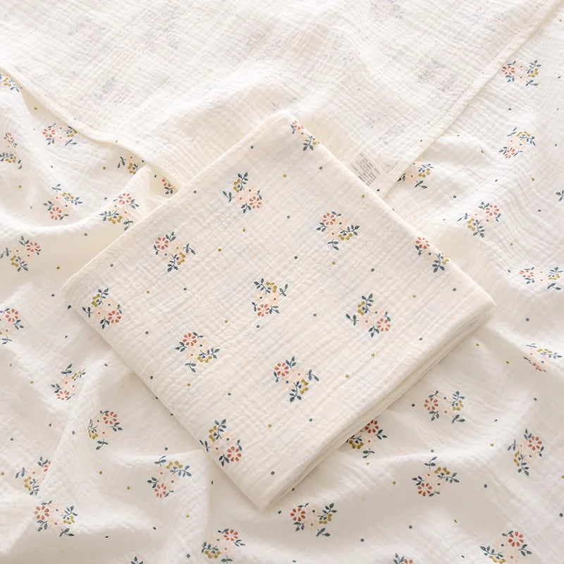 Cotton Muslin Baby Swaddle Blanket