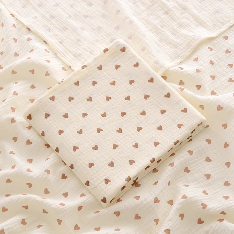 Cotton Muslin Baby Swaddle Blanket