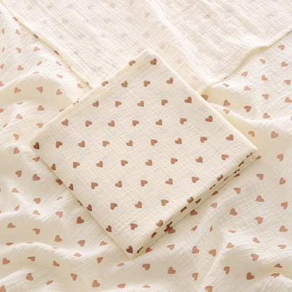Cotton Muslin Baby Swaddle Blanket