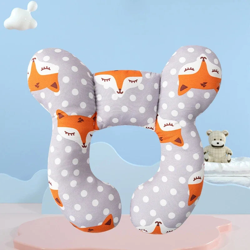 Soft Cotton Baby Neck Pillow for Travel & Stroller