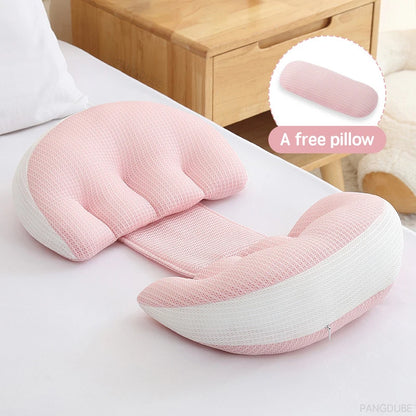Pregnancy Body Pillow with Free Waist Support