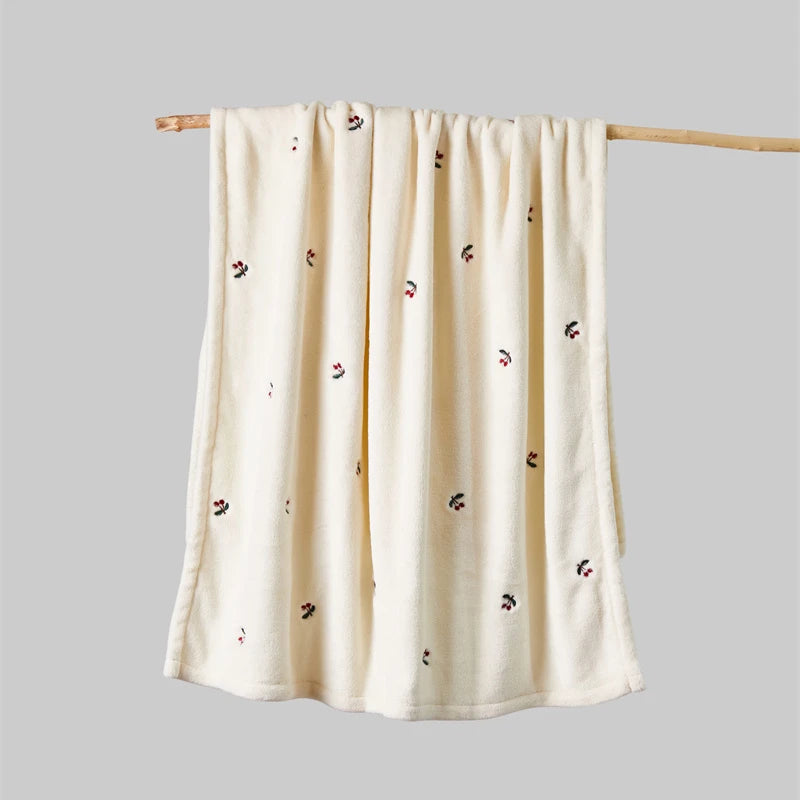 Baby Winter Fleece Blanket – Newborn Swaddle, Stroller & Bedding Cover