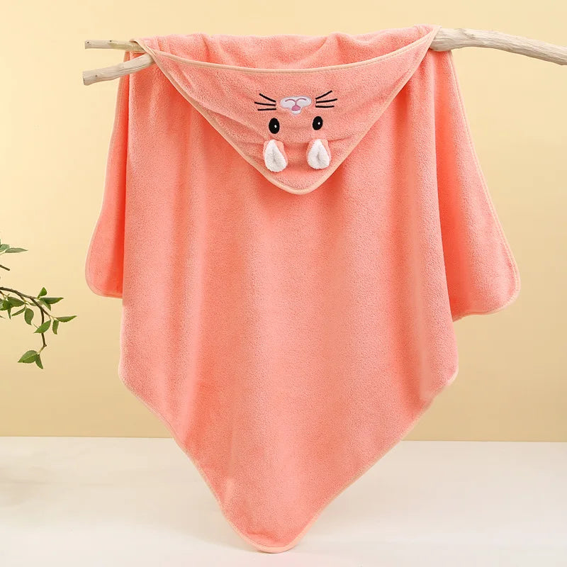 Newborn Soft Absorbent Baby Towel Blanket