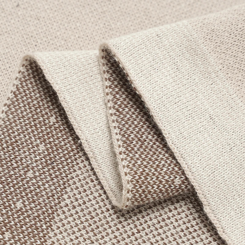 Knitted Baby Cotton Blanket – Newborn Swaddle & Stroller Wrap 90x70cm