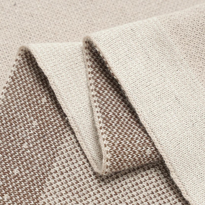 Knitted Baby Cotton Blanket – Newborn Swaddle & Stroller Wrap 90x70cm