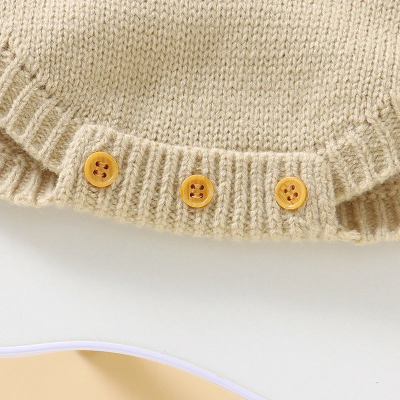 Baby Bodysuit Set (2pcs) – Sleeveless Solid Color Romper + Hat