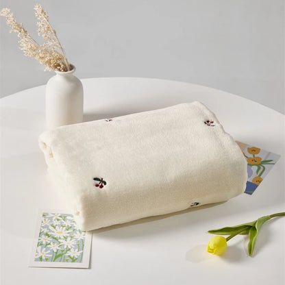 Baby Winter Fleece Blanket – Newborn Swaddle, Stroller & Bedding Cover