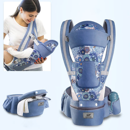 Ergonomic Newborn Baby Carrier Backpack with Hipseat
