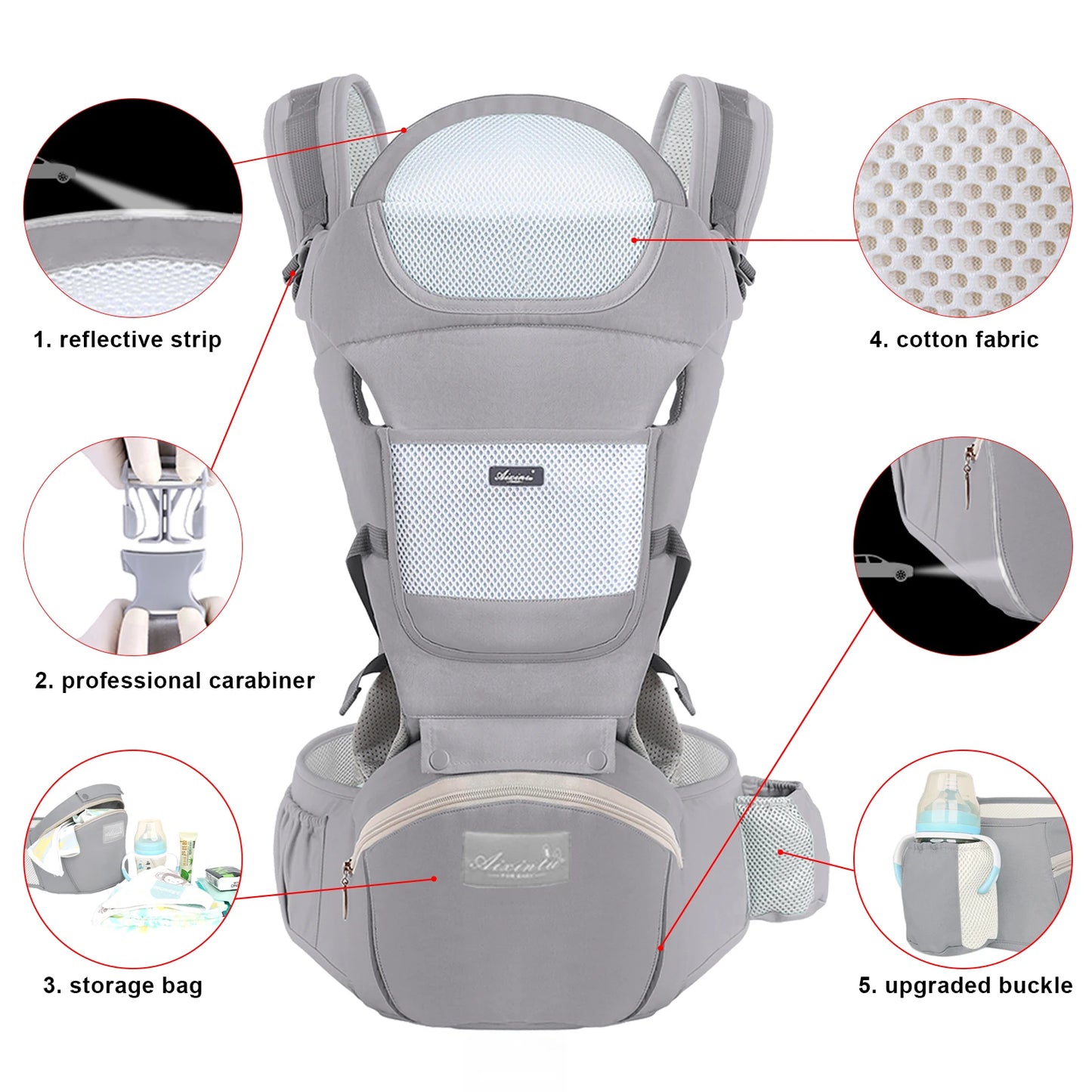Ergonomic Waist Stool Baby Carrier