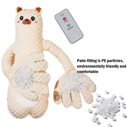 Remote-Controlled Soothing Palm Pillow for Babies