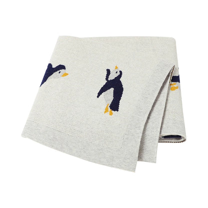 Baby Blankets Newborn Netural Stroller Nursery Swaddling Wrap Cradle Quilts Breathable Cotton Knitted Infant Boys Girls Cellular